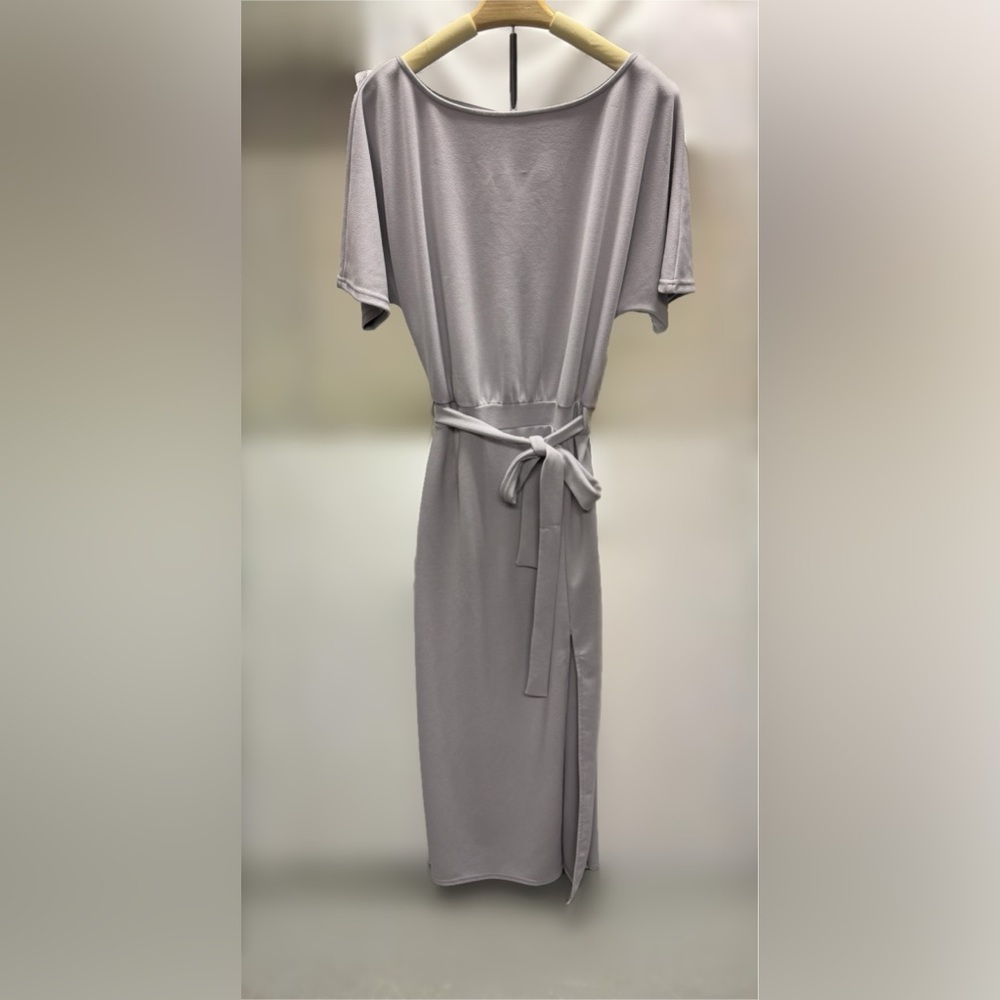 Elegant Gray Women's Dress
